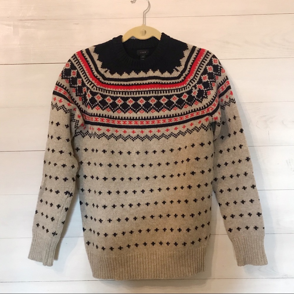 J.Crew fair isle sweater